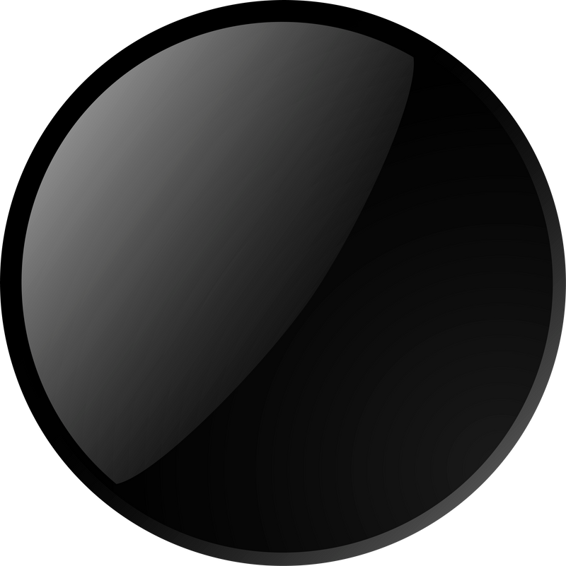 Round Button Black